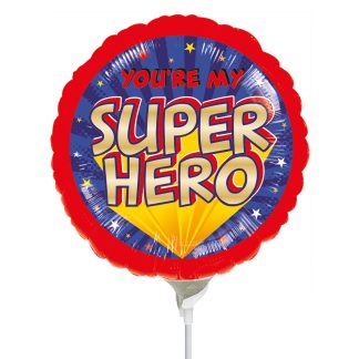 Mini My Hero Father's Day Balloon - 9" Foil (Self Sealing)