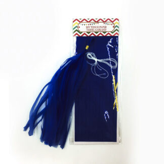 Navy Blue Balloon Tassel - Collar 24cm X 35cm 5ct