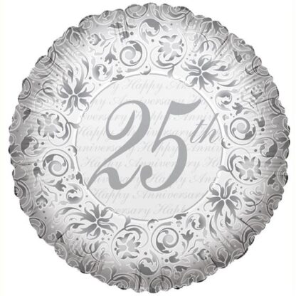 Happy 25th Anniversary Balloon - 18" Foil