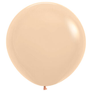 Pastel Matte Malibu Peach 660 Balloons - 24" Latex (3ct)