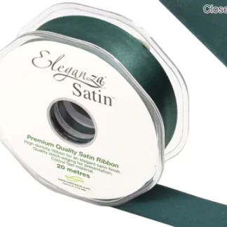 Green No.50 Double Faced Satin - (25mm x 20m)