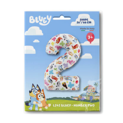 Bluey No 2 Balloon - 26" Foil