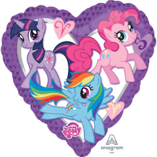 My Little Pony Heart Balloon - 18" Foil