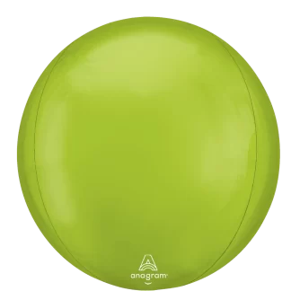 Vibrant Green Orbz Balloon - (15" x 16") (1ct)