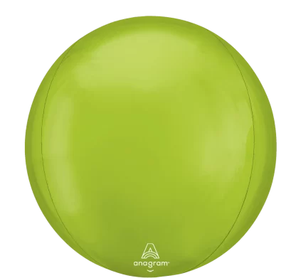 Vibrant Green Orbz Balloon - (15" x 16") (1ct)