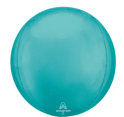 Vibrant Blue Orbz Balloon - (15" x 16") (1ct)