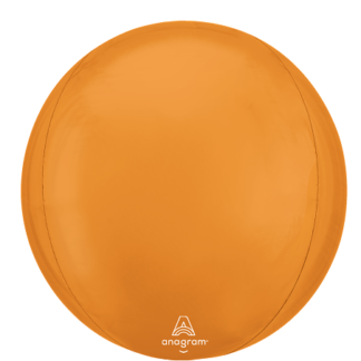 Vibrant Orange Orbz Balloon - (15" x 16") (1ct)