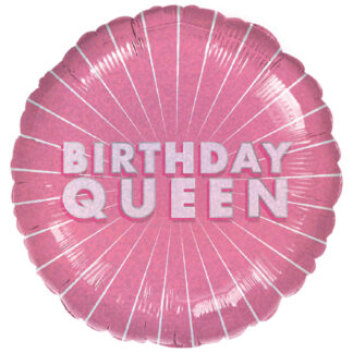 Birthday Queen Pink Standard Balloon - 18" Foil