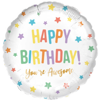 Bright Birthday Standard Balloon - 18" Foil