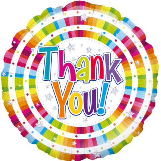 Bright Thank You Balloon - 18" Foil