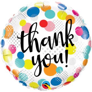Thank You Dots Balloon - 18" Foil