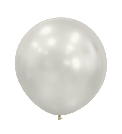 Silk Oyster White 806 Balloon - 24" Latex (3ct)