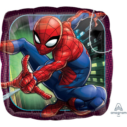 Spider-Man Animated Square Balloon - Foil