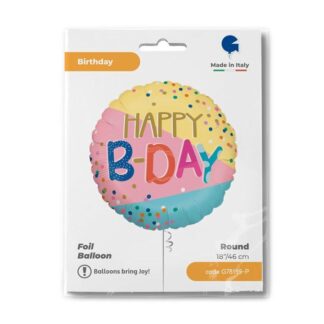 Funky Dots Birthday Balloon - 18" Foil