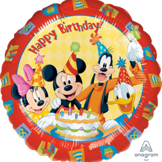 Mickey & Friends Birthday Balloon - 18" Foil