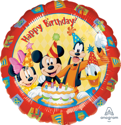 Mickey & Friends Birthday Balloon - 18" Foil