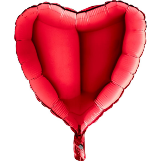Red Heart Balloon - 18" Foil