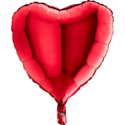 Red Heart Balloon - 18" Foil