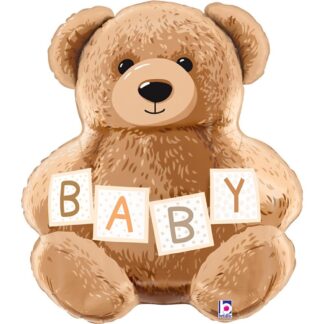 Baby Teddy Bear Shape Balloon - 24" Foil