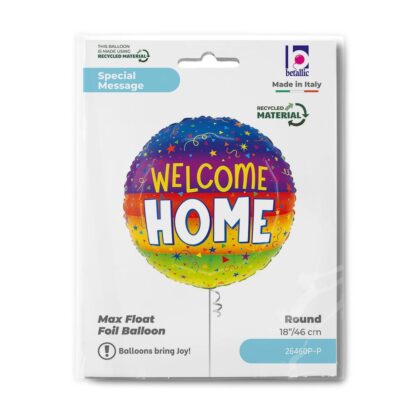 Welcome Home Streamers Balloon - 18" Foil - Image 2