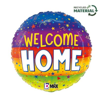 Welcome Home Streamers Balloon - 18" Foil