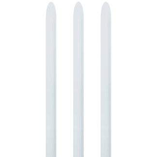 Fashion Solid White 005 Balloons - 160 Latex (50ct)