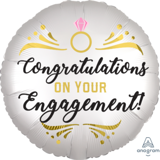 Satin Engagement Balloon - 18" Foil