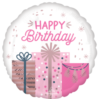 Pastel Happy Birthday Balloon - 18" Foil