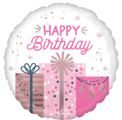 Pastel Happy Birthday Balloon - 18" Foil