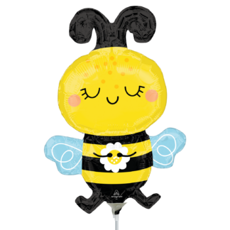 Mini Happy Bee Air-Filled Balloon – 14" Foil