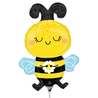 Mini Happy Bee Air-Filled Balloon – 14" Foil