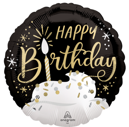 Satin Birthday Wishes Balloon - 18" Foil