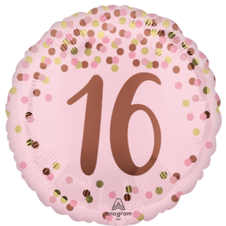 Pretty Pink 16th Birthday Balloon - 18" Foil
