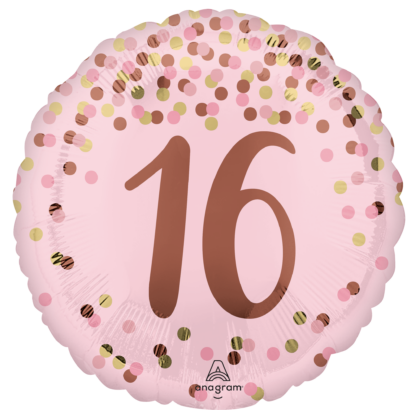 Pretty Pink 16th Birthday Balloon - 18" Foil