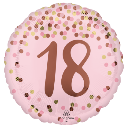 Pretty Pink 18th Birthday Balloon - 18" Foil