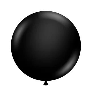 Pastel Black Balloons - 36" Latex (2ct)