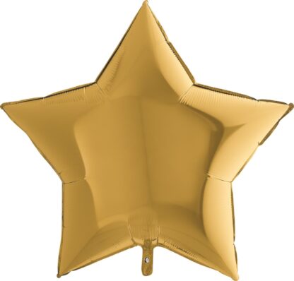 Gold Star Balloon - 36" Foil - Image 2