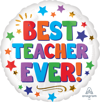 Best Teacher Ever Balloon - 18" Foil