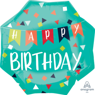 Reason to Celebrate Birthday Supershape Balloon - Foil