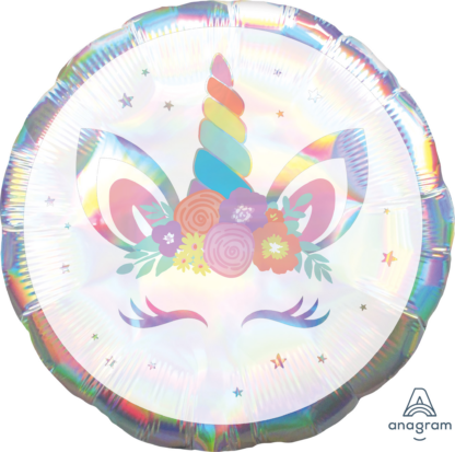 Unicorn Party Iridescent Jumbo Balloon - 28" Foil