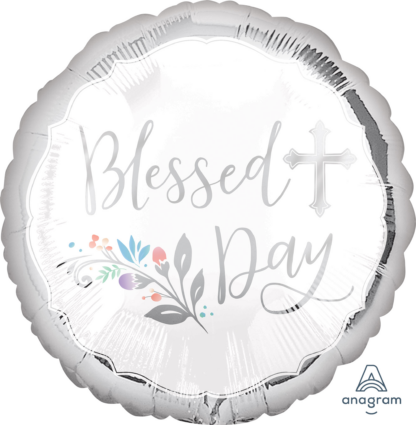 Blessed Day Communion Balloon - 18" Foil