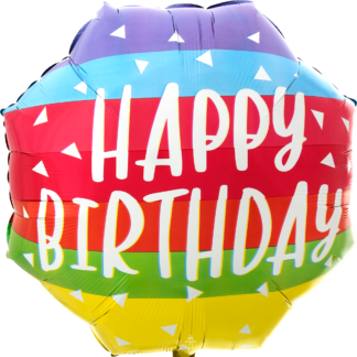 Bright and Bold Birthday Supershape Balloon - 22" Foil