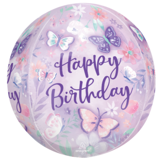 Flutters Birthday Orbz Balloon – 15″ x 16″