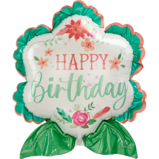 Happy Birthday Free Spirit Supershape Balloon - Foil