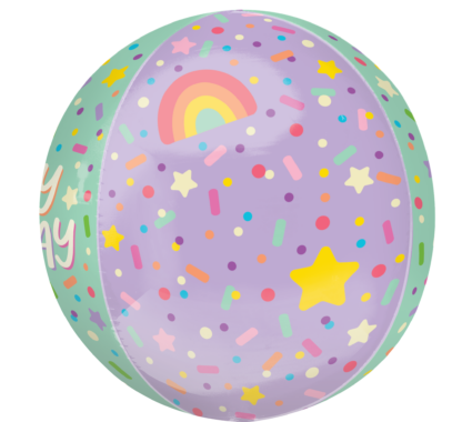 Ice Cream Party Birthday Orbz Balloon – 15″ x 16″ - Image 3