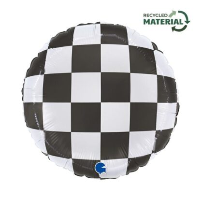 Checkerboard Balloon - 18" Foil